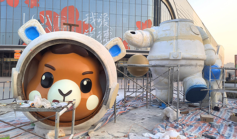 大型IP組裝現(xiàn)場