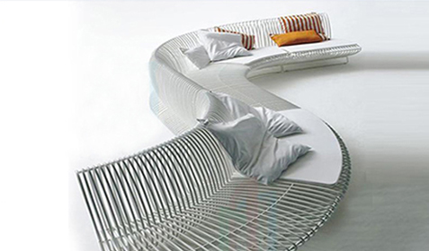 創(chuàng)意家具之不銹鋼座椅